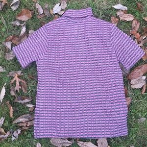 Striped Vintage Mod or 90s Style Turtleneck 🐢